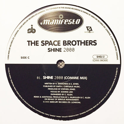 The Space Brothers : Shine 2000 (2x12", Promo)