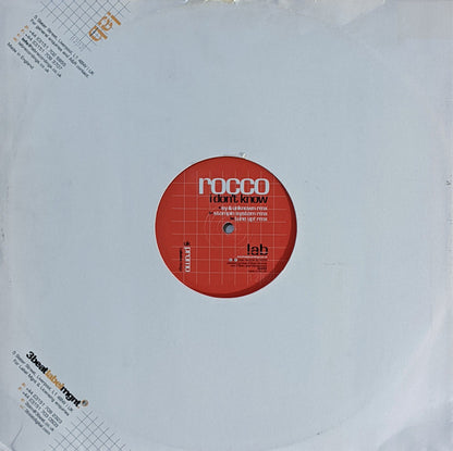 Rocco : I Don't Know  (12", Promo)