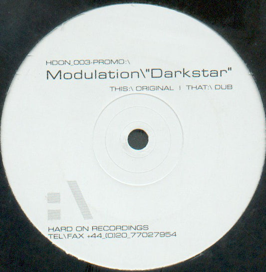 Modulation : Darkstar (12", Promo)