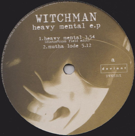 Witchman : Heavy Mental EP (12", EP)