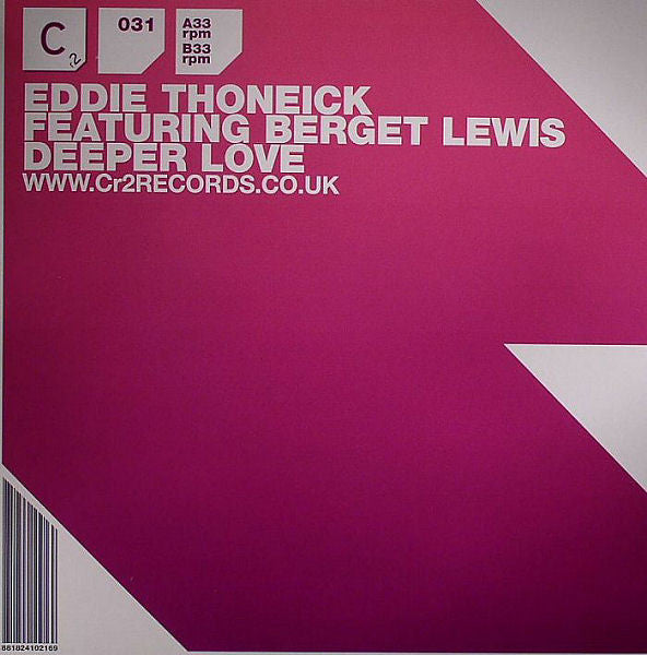 Eddie Thoneick Featuring Berget Lewis : Deeper Love (12")