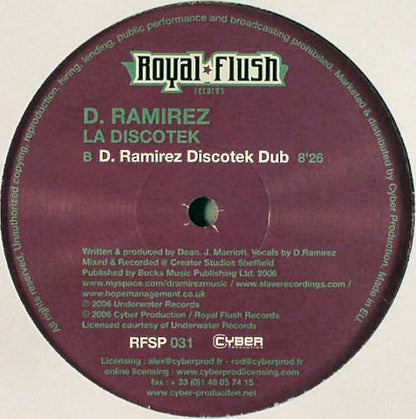 D. Ramirez : La Discotek (12")
