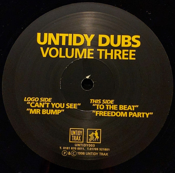 Various : Untidy Dubs Volume Three (12")