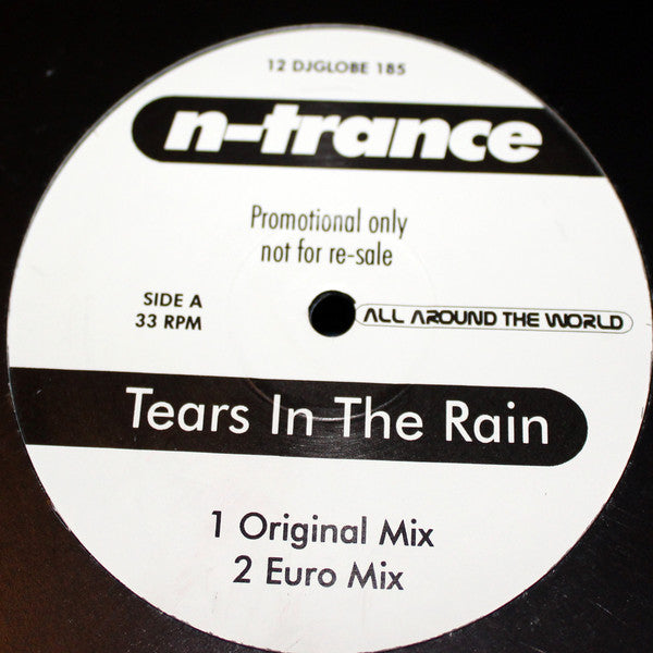 N-Trance : Tears In The Rain (12", Promo)