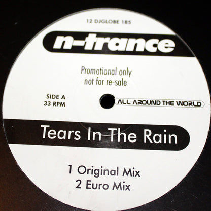 N-Trance : Tears In The Rain (12", Promo)