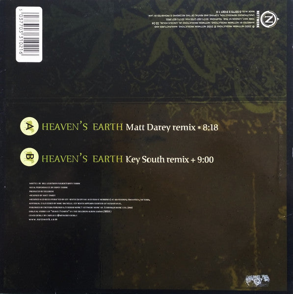 Delerium : Heaven's Earth (Remix By Matt Darey) (12")