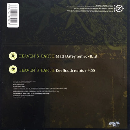 Delerium : Heaven's Earth (Remix By Matt Darey) (12")