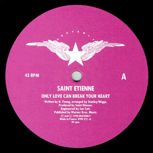 Saint Etienne : Only Love Can Break Your Heart (12", Single)