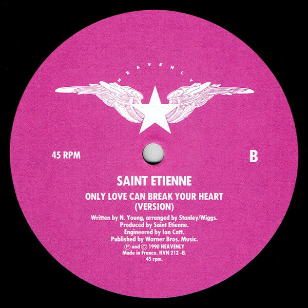 Saint Etienne : Only Love Can Break Your Heart (12", Single)
