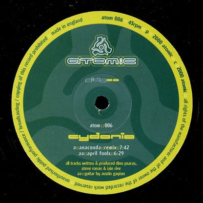 Cydonia : Anaconda (Remix) / April Fools (12")