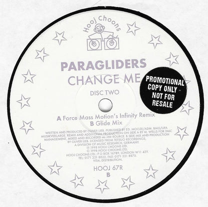 Paragliders : Change Me  (12", Promo, 2/2)