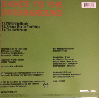Radio 4 : Dance To The Underground (12", Single)