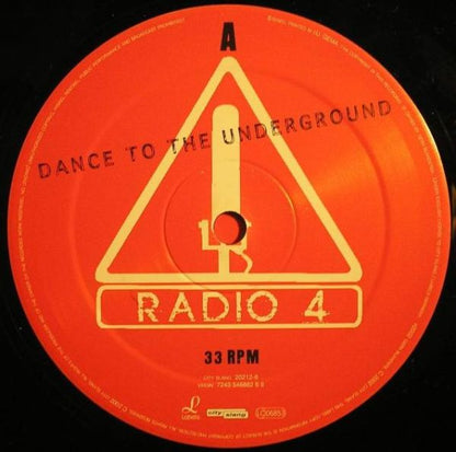 Radio 4 : Dance To The Underground (12", Single)