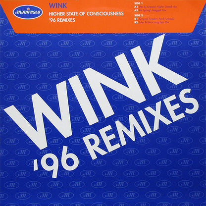 Wink* : Higher State Of Consciousness ('96 Remixes) (12", M/Print)
