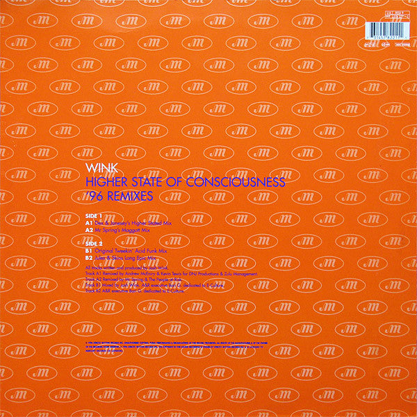 Wink* : Higher State Of Consciousness ('96 Remixes) (12", M/Print)