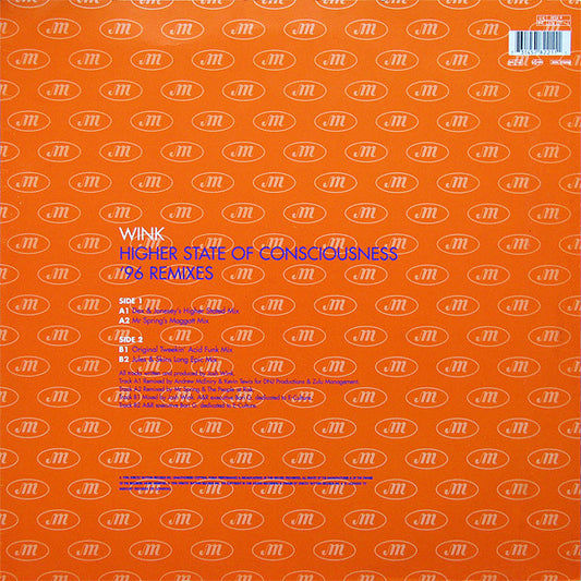 Wink* : Higher State Of Consciousness ('96 Remixes) (12", M/Print)