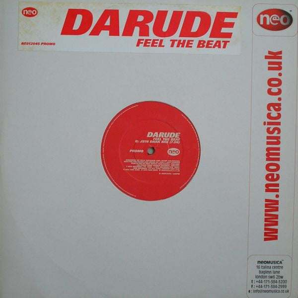 Darude : Feel The Beat (12", Promo)