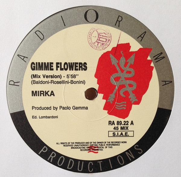 Mirka (3) : Gimme Flowers (12")