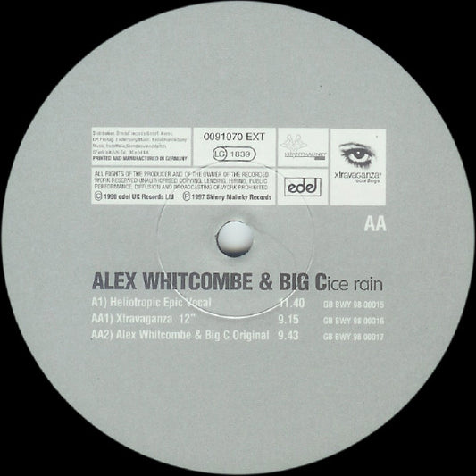 Alex Whitcombe & Big C : Ice Rain (12")