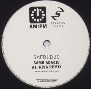 Safri Duo : Samb Adagio (12", Promo)