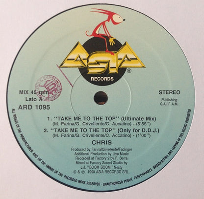 Chris : Take Me To The Top (12")