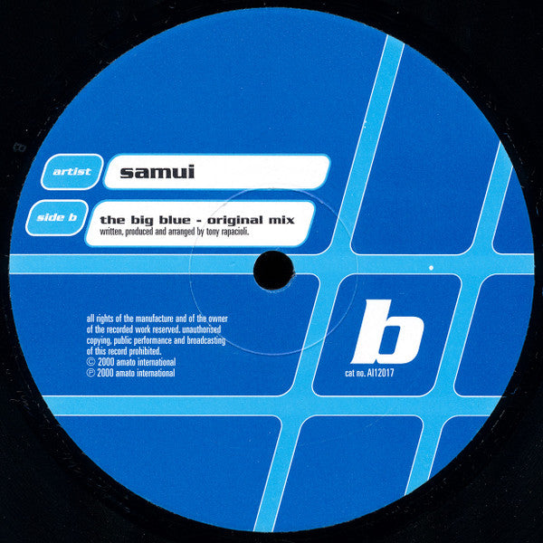 Samui : The Big Blue (12")