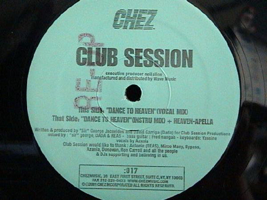 Club Session : Dance To Heaven (12")