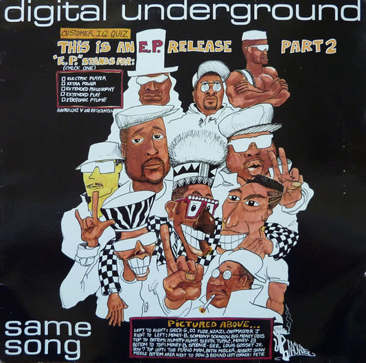 Digital Underground : Same Song (This Is An E.P. Release Part 2) (12", EP)