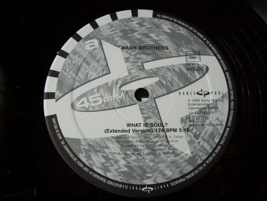 The Bash Brothers : What Is Soul? (12")