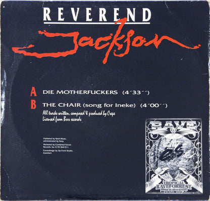 Reverend Jackson : Die Motherfuckers (12")