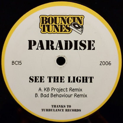 Paradise (3) : See The Light (12")