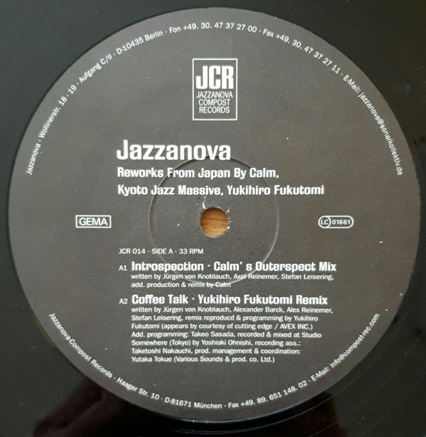 Jazzanova : Reworks From Japan (12")