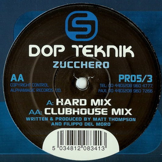 Dop Teknik : Zucchero (12")