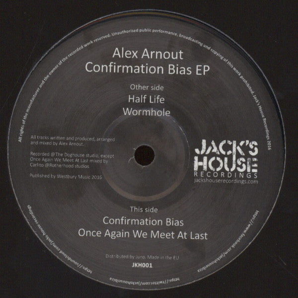 Alex Arnout : Confirmation Bias EP (12", EP)