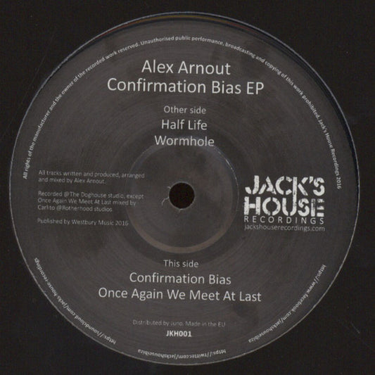 Alex Arnout : Confirmation Bias EP (12", EP)