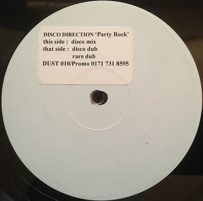 Disco Direction : Party Rock (12", W/Lbl)
