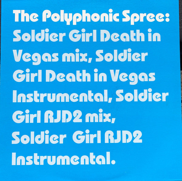 The Polyphonic Spree : Soldier Girl (12")