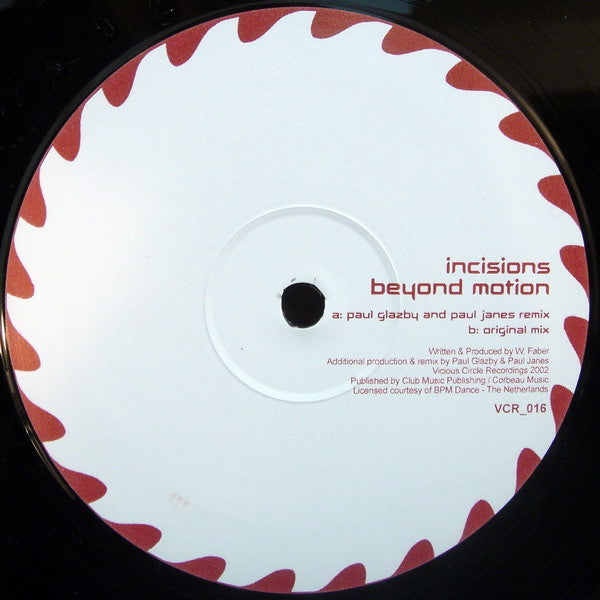 Incisions : Beyond Motion (12", 1/2)