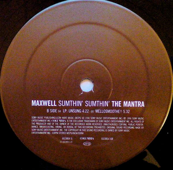 Maxwell : Sumthin' Sumthin' The Mantra (12", Single)