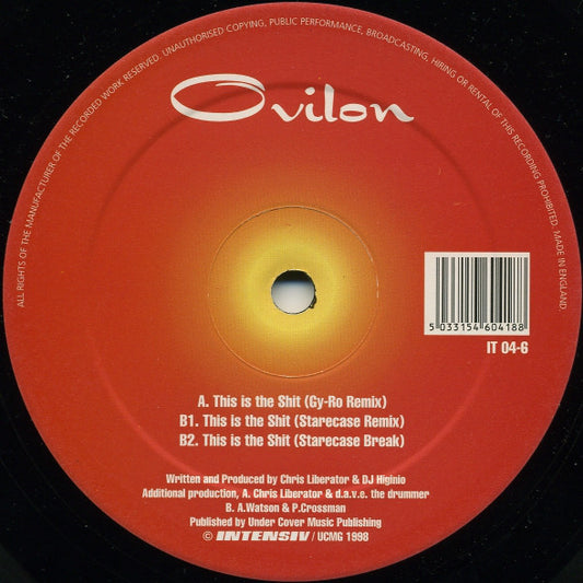 Ovilon : This Is The Shit (12")