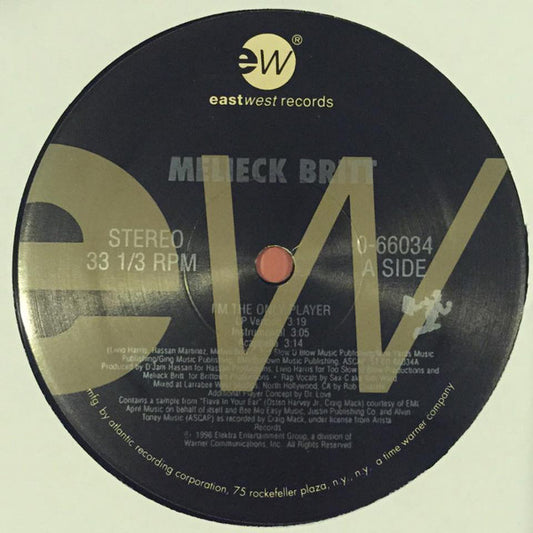 Melieck Britt : I'm The Only Player (12")