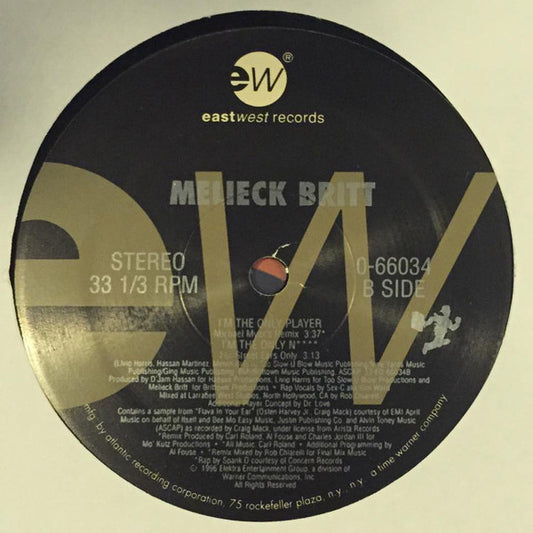 Melieck Britt : I'm The Only Player (12")