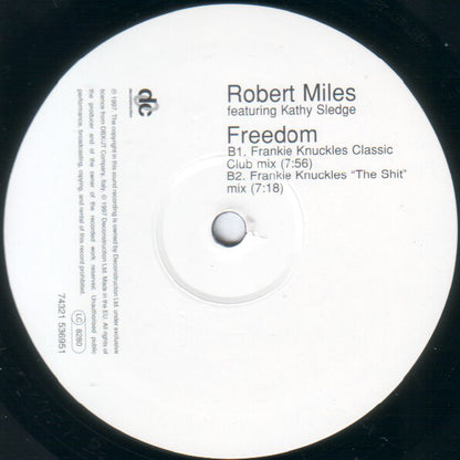 Robert Miles Featuring Kathy Sledge : Freedom (12")