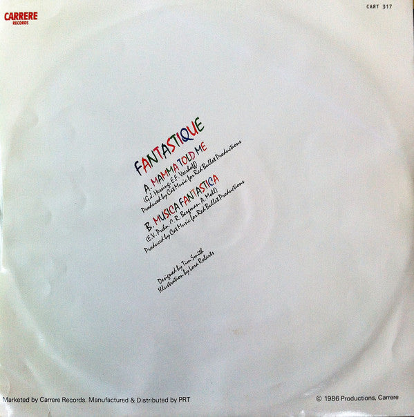 Fantastique : Mamma Told Me (12", Single, RE)
