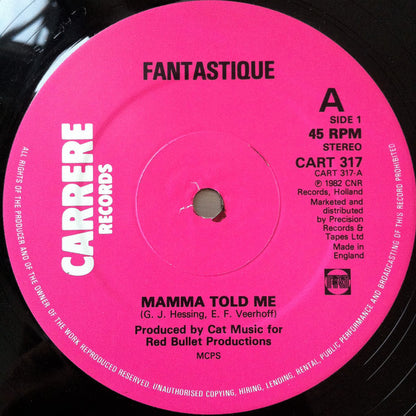 Fantastique : Mamma Told Me (12", Single, RE)