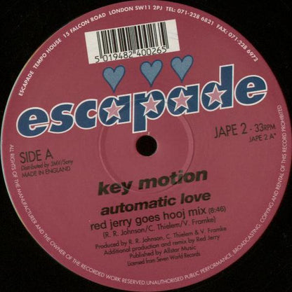Key Motion : Automatic Love (12")