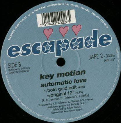 Key Motion : Automatic Love (12")