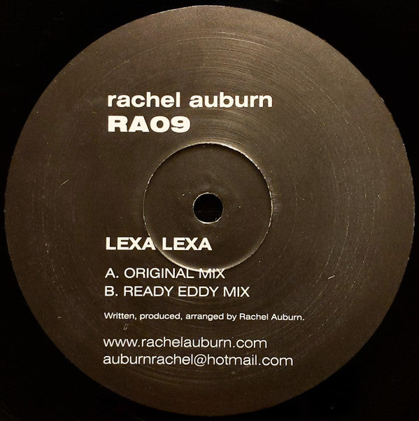 Rachel Auburn : Lexa Lexa (12")