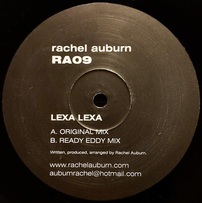 Rachel Auburn : Lexa Lexa (12")