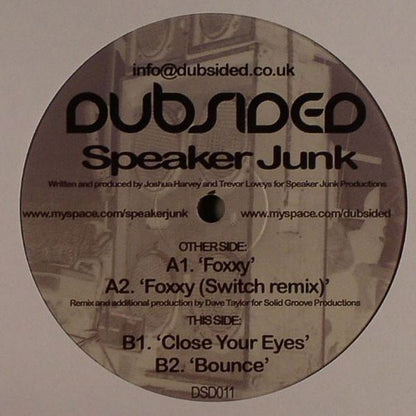 Speaker Junk : Foxxy (12")